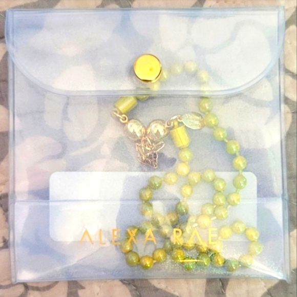 By Alexa Rae NWT Mini Great Balls Of Fire Necklace in Shimmer Citrus - Picture 8 of 9